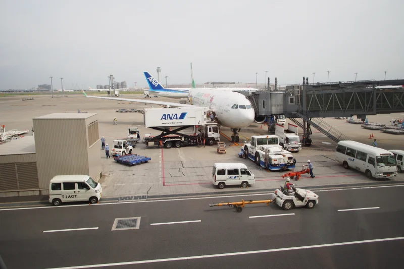 抵達羽田機場