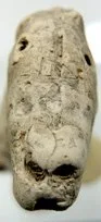 呉羽モグラ池遺跡出土・土馬正面
