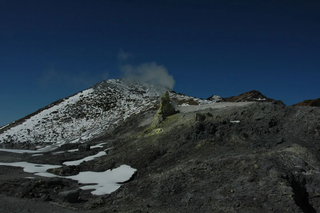 立山・地獄谷的噴氣景觀