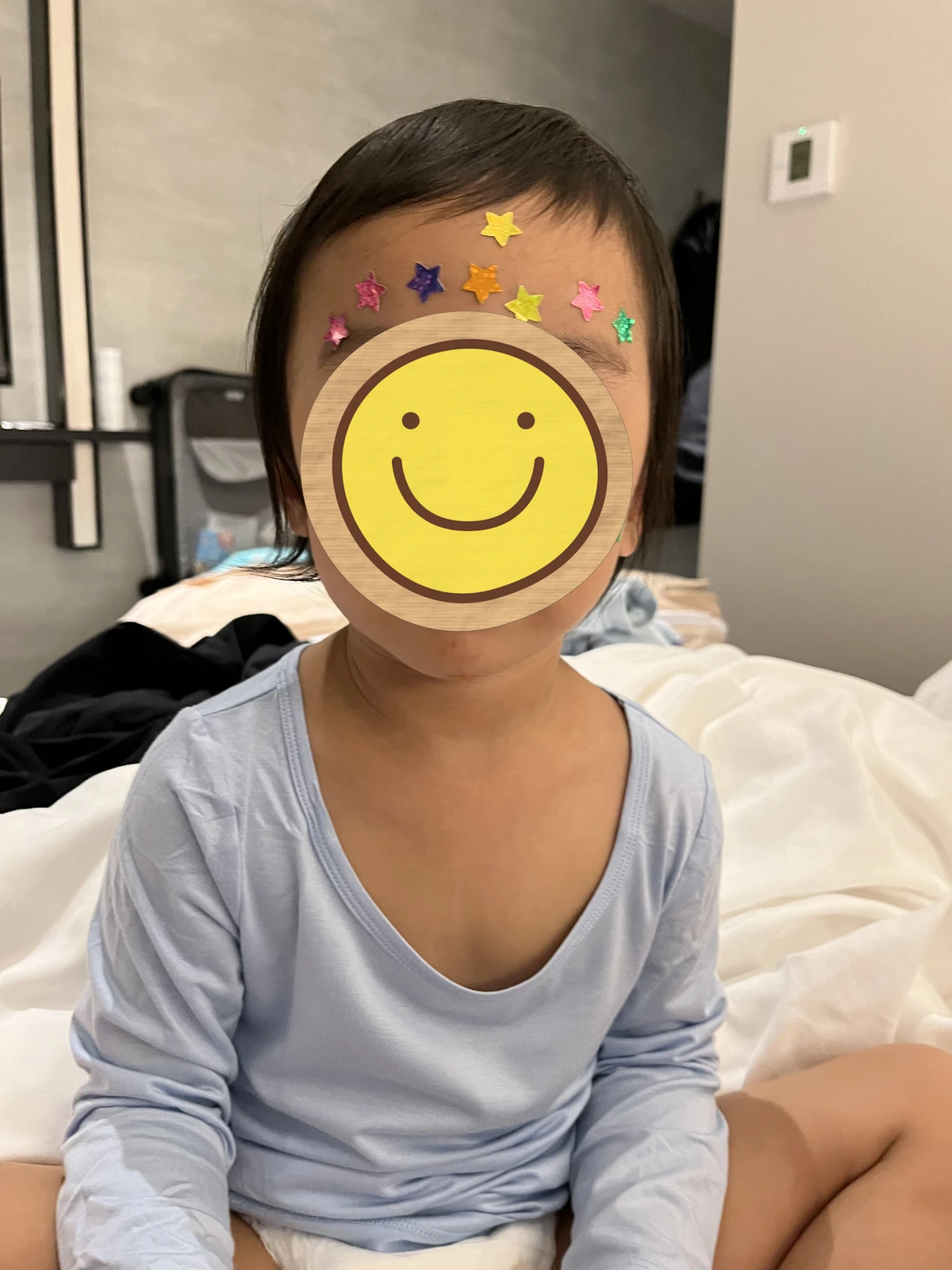 對化妝成果十分滿意
