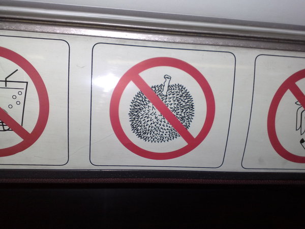 新加坡實習日誌--榴槤禁止